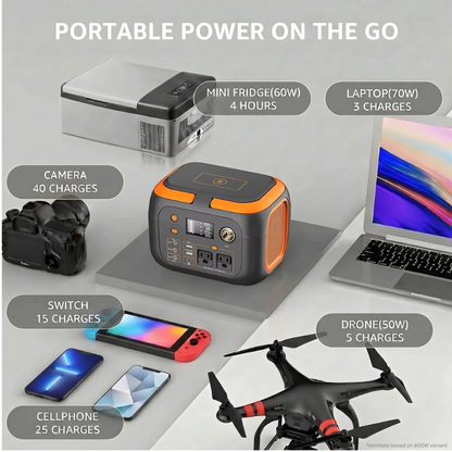 Portable Power Station 120W - 600W | Voltuya